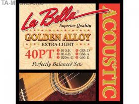 Струны для акустической гитары La Bella 40PT 10-50 купить