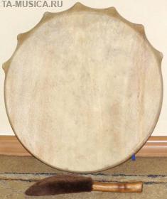 Купить Бубен шаманский с колотушкой (Хакассия) 30 см (Ч) 