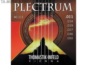 Струны для акустической гитары Thomastik Plectrum AC111 сталь/бронза 011-050