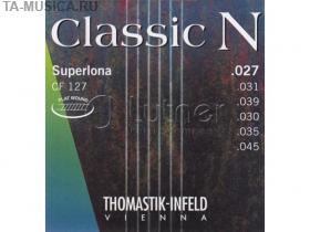 Струны для акустической гитары Thomastik Classic N CF127 нейлон/хромированная ст