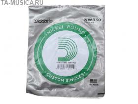 Струна одиночная D'Addario 0,3 купить с доставкой