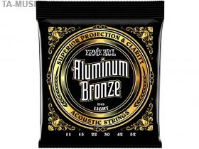 Струны для акустической гитары ALUMINUM BRONZE LIGHT 2568 Ernie Ball купить 