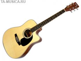 Акустическая гитара с вырезом и звукоснимателем LF-4121CEQ, Homage купить