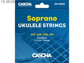 Струны для укулеле сопрано, HH-2053, прозрачный нейлон, Cascha купить