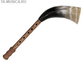 Жалейка Соль сопрано, груша, рог, трость - карбон (ИН) купить