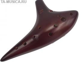 Окарина 12 нот классическая цветная АС (ИШ) купить