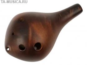 Окарина 6 отверстий Tao, коричневая Alto C (К) Окарина 6 отверстий Tao, коричневая Alto C (К)