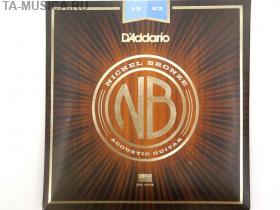 Струны для акустической гитары D'ADDARIO NB1253 Nikel Bronze 12-53 купить