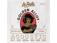 Струны для акустической гитары 11-52, 40PCL, La Bella