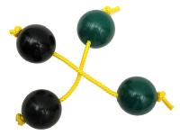 Асалато чёрно-зелёный пластик (Patica)