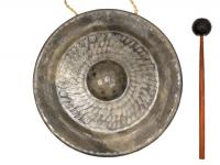 Гонг 25 см с выступом кованый, с колотушкой, без стойки (Вьетнам) Гонг 25 см с выступом кованый, с колотушкой, без стойки (Вьетнам)