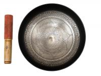 Поющая чаша стальная 22 см гравировкой Мандала IN99PGM22 Inoy