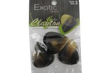 Медиаторы из рога CLAYTON EXOTIC (3 шт)