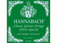 Струны для классической гитары, нейлон/посеребренные, 815LT Green SILVER SPECIAL, Hannabach