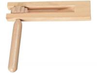 Трещотка с шестерёнкой деревянная