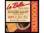 Струны для акустической гитары La Bella 40PCL 11-52