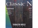 Струны для акустической гитары Thomastik Classic N CF127 нейлон/хромированная сталь 027-045