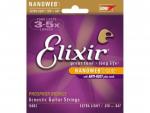 Струны для акустической гитары ELIXIR 16002 Phos Bronze NanoWeb Extra Light 01-047