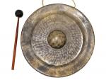 Гонг 40 см с выступом кованый, с колотушкой, без стойки (Вьетнам) Гонг 40 см с выступом кованый, с колотушкой, без стойки (Вьетнам)