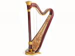 Арфа ирландская 21 струнная (A4-G1), цвет махагони глянцевый, MLH0023 Iris, Resonance Harps